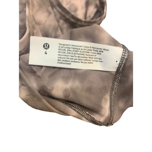 Lululemon Cool Racerback Short Tank Top *Rock Shadow Grey SZ 4 - Picture 5 of 5